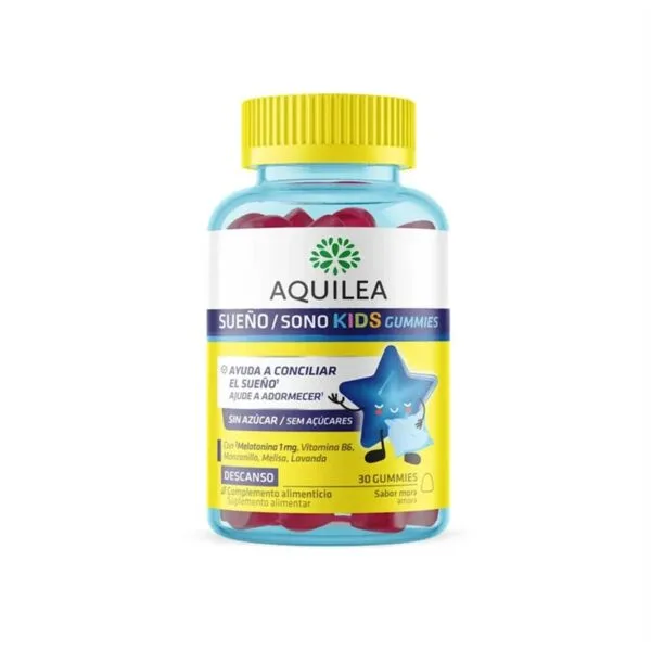 Aquilea Sueño Kids gumki dla dzieci do spania, opakowanie 30 gum