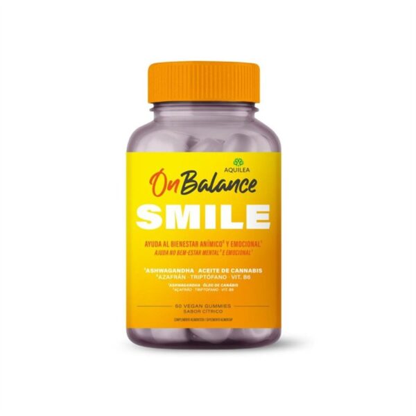 Aquilea OnBalance Smile Gummies integratore alimentare barattolo con 60 gominole