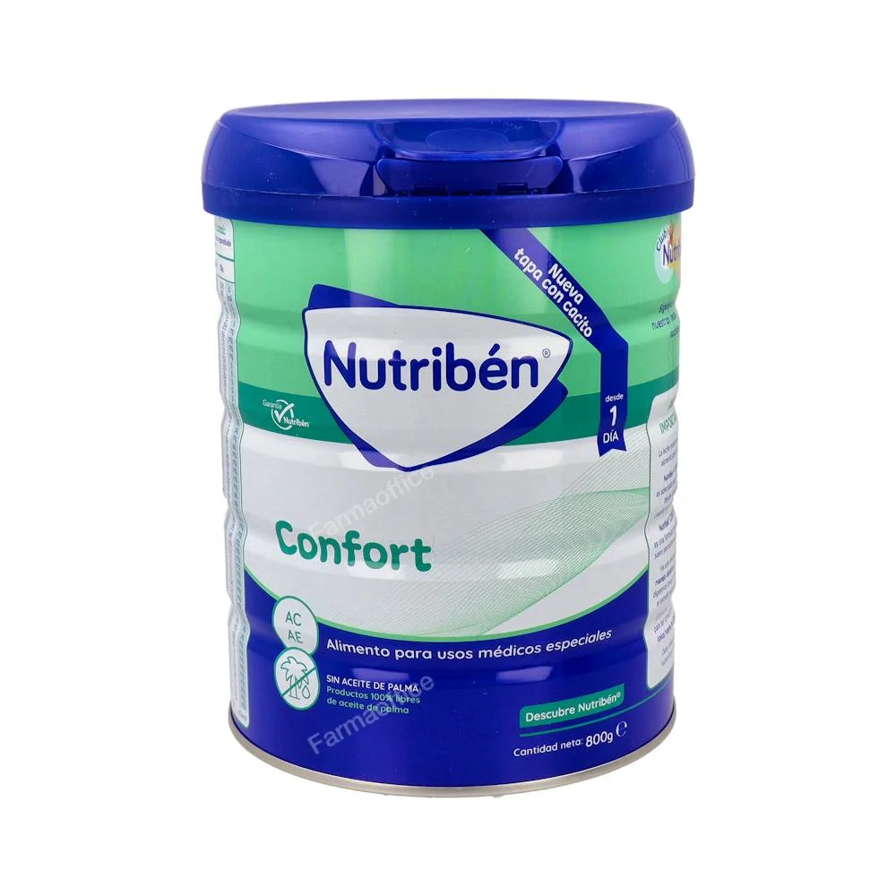 Nutribén Confort AC/AE leche infantil en polvo lata 800 g