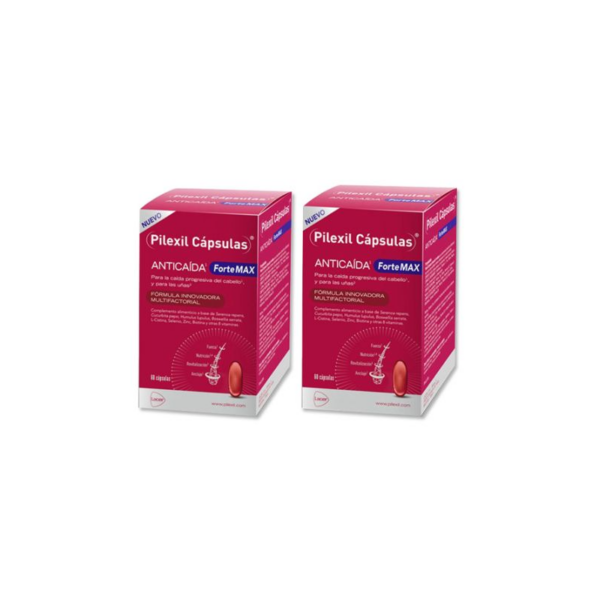 Pilexil Anticaída Forte Max Duplo complément alimentaire 2×60 capsules