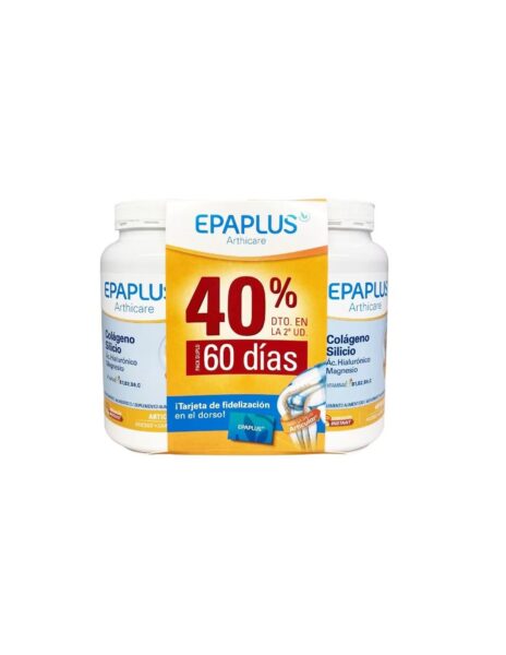 Epaplus Arthicare Colágeno sabor neutro duplo 2 x 317 g σε σκόνη - Zerca Belleza & Bienestar