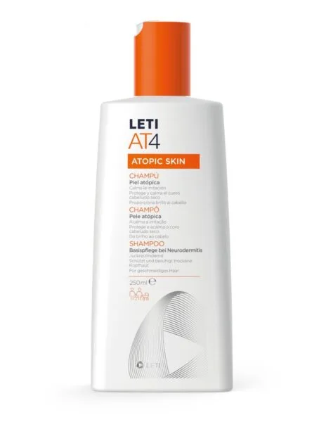 LETI AT4 Σαμπουάν εξαιρετικά ήπιο ατοπικό δέρμα 250 ml