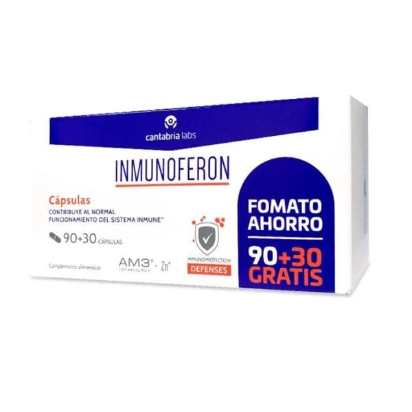 Integratore immunitario Immunoferon, formato economico 90+30 capsule