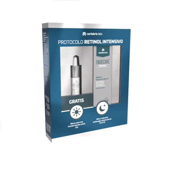 Endocare Pack Protokoll Retinol intensiv für Anti-Aging-Gesichtsbehandlung