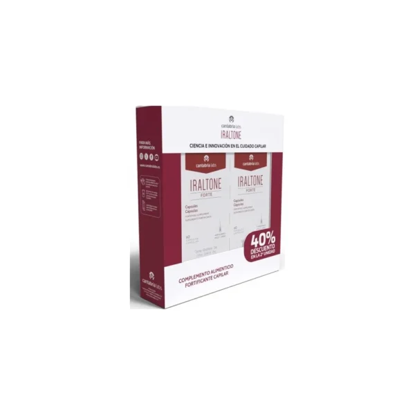 Iraltone Forte dubbel besparingspakket 2 x 60 capsules haar en nagels