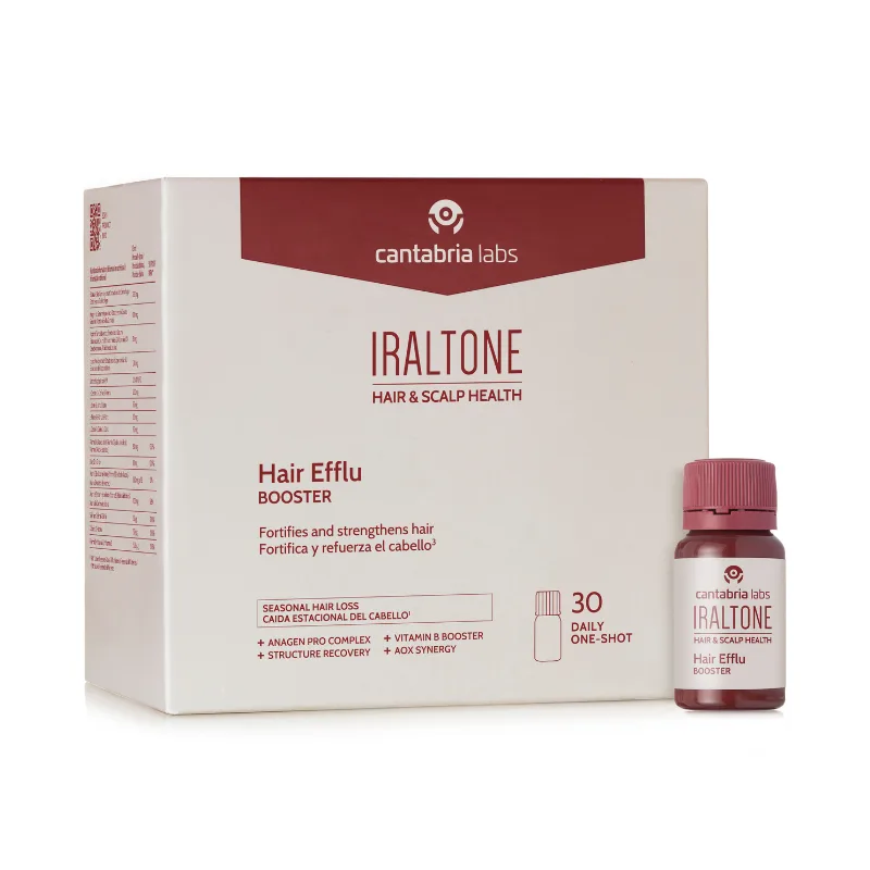 Iraltone Hair Efflu Booster συμπλήρωμα κατά της απώλειας μαλλιών 30 πόσιμα φιαλίδια