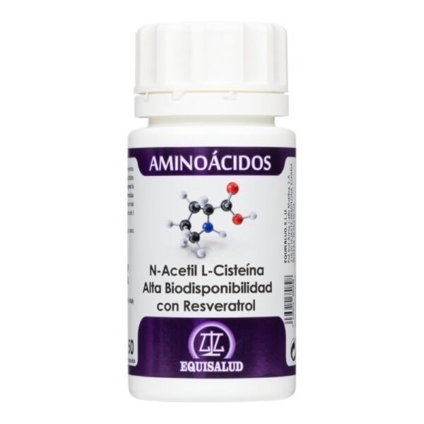 N-ACETIL L-CISTEÍNA ALTA BIODISPONIBILIDAD CON RESVERATROL 50 CAP_frontal
