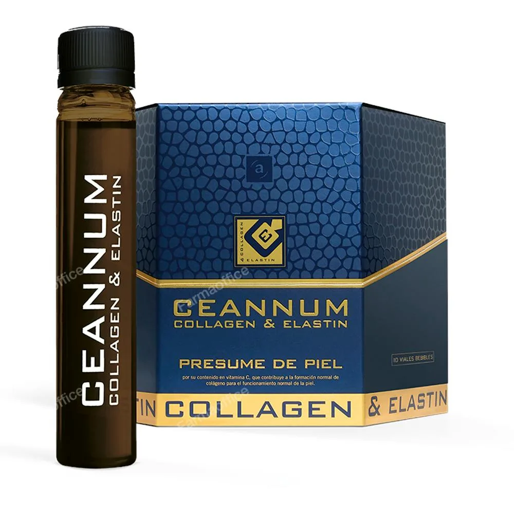 Ceannum collageen en elastine, 10 drinkbare ampullen
