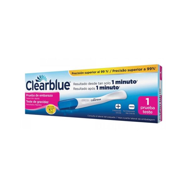 Teste de gravidez Clearblue analógico de urina, formato stick, 1 unidade