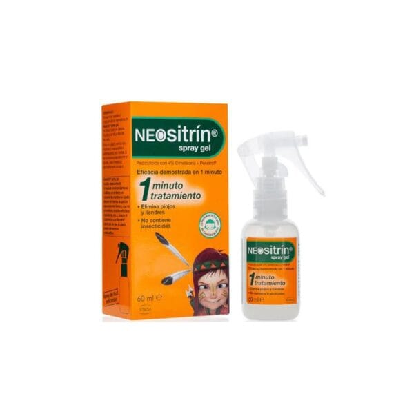 Neositrin spraygel vloeibaar anti-kopjes en luizen 60 ml