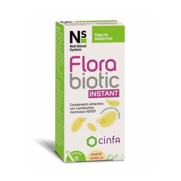 Florabiotic Lactobacillen Vanillegeschmack, probiotisches Supplement in 8 Beuteln