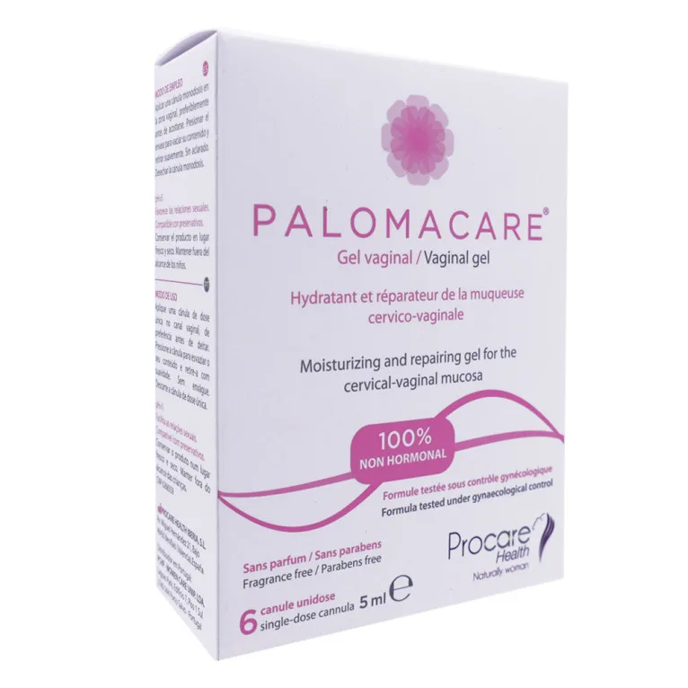 Palomacare gel vaginal hidratante 6 cánulas monodosis