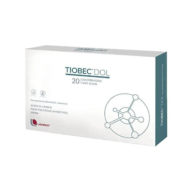 Tiobec Dol kosttilskud 20 tabletter fast-slow