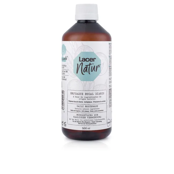 Lacer Natur bain de bouche quotidien anti-plaque et anti-caries 500 ml