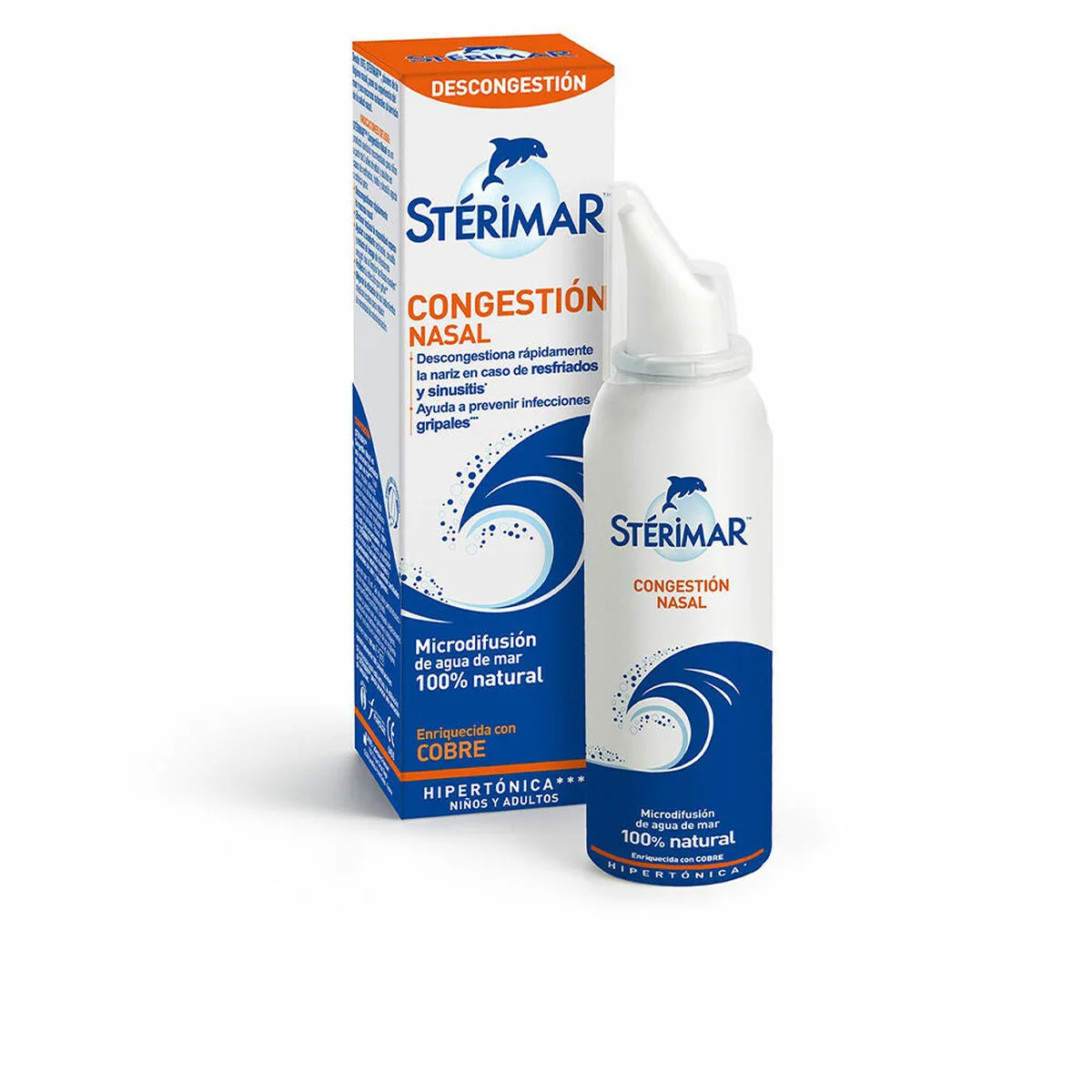 Stérimar Spray Nasal Congestión con Agua de Mar Hipertónica 100 ml