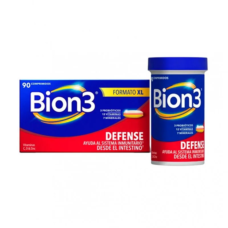 Bion3 Defense voedingssupplement voor immuniteit met probiotica 90 tabletten