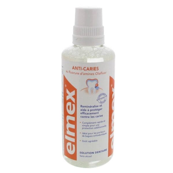 Elmex mondspoeling tegen gaatjes met fluoride 400 ml