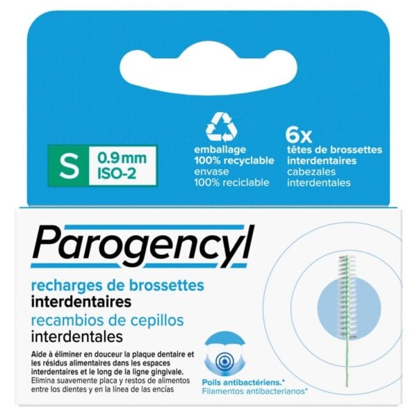 Parogencyl Ersatzbürsten für Interdentale S 0,9 mm ISO-2