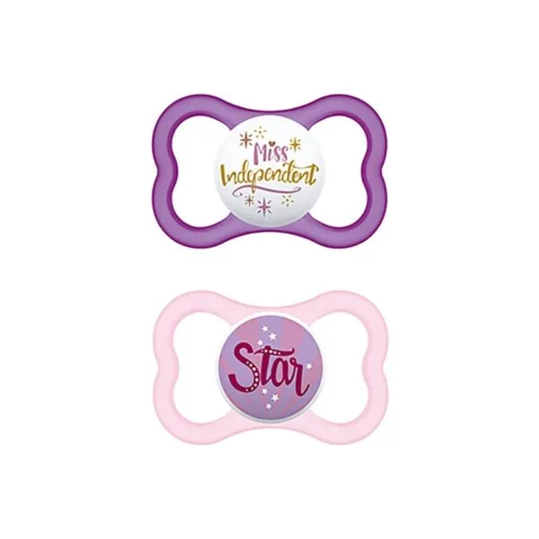 MAM Schnuller Air Silikon 16+ Monate rosa Blister 2 Stück