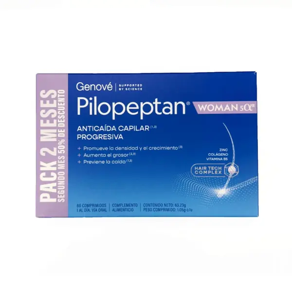 Pilopeptan Woman 5 Alfa R Haarergänzung für Frauen 60 Tabletten
