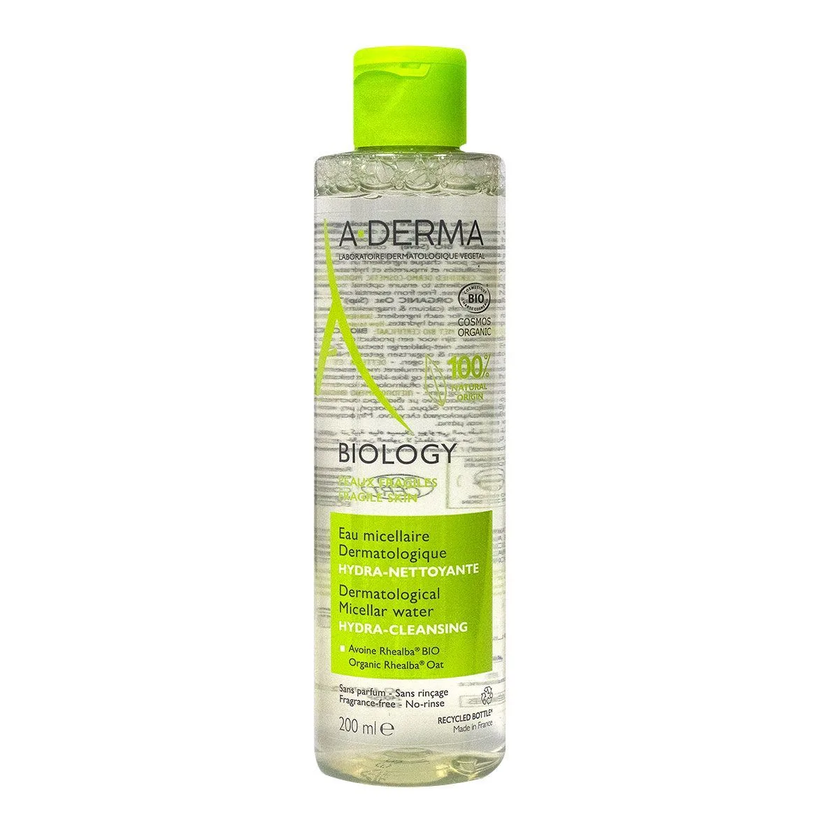 A-Derma Biology Μικροδρόμιο Νερού Δερματολογικό Πρόσωπο 200 ml