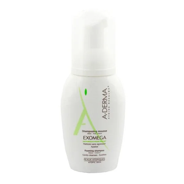 A-Derma Exomega gel limpiador emoliente 2 en 1 cuerpo y cabello 500 ml