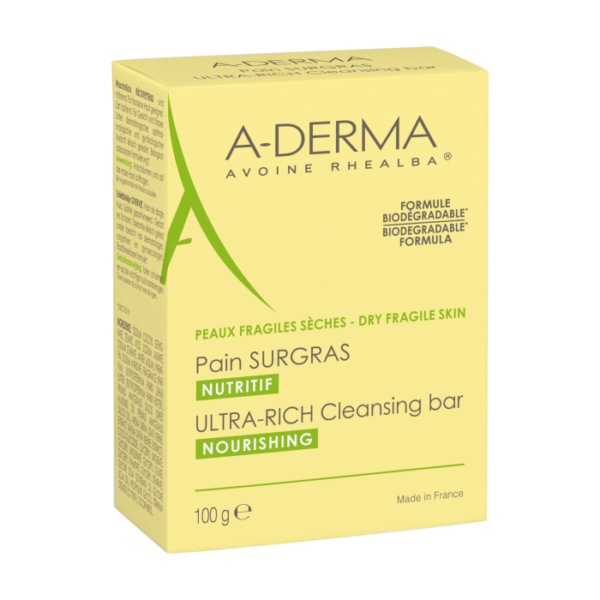 A-Derma Sensi Pain Surgras savon dermatologique peau sensible 100 g