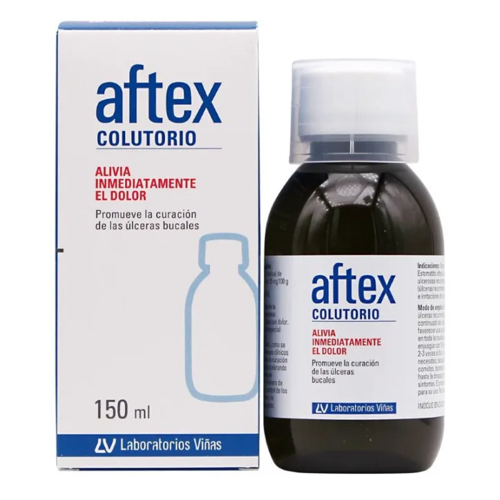 Aftex płyn do płukania jamy ustnej i błony śluzowej 150 ml