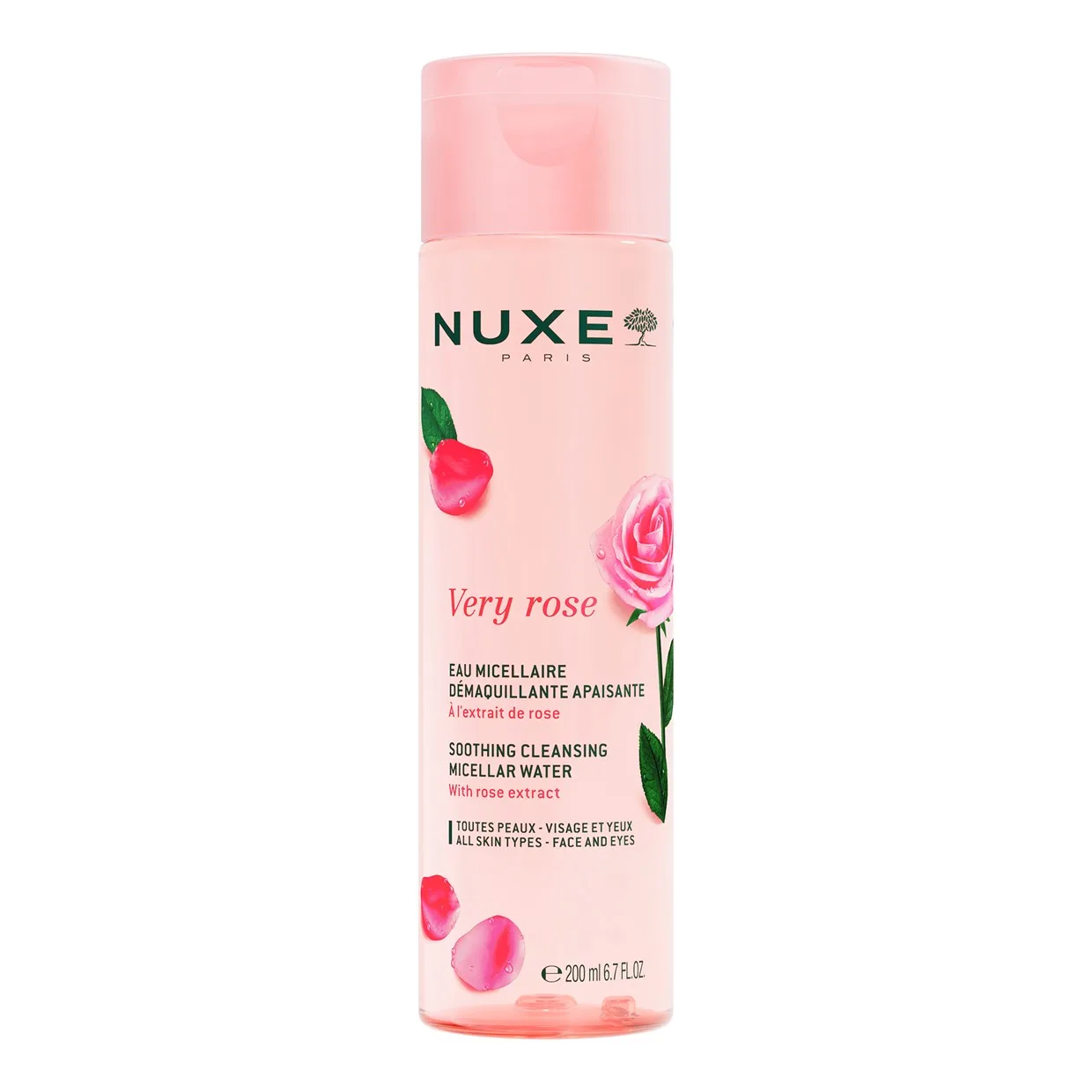 Very Rose 3-in-1 verzachtend micellair water, voor alle huidtypen, 200 ml
