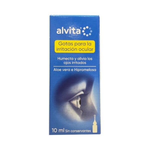 Alvita gouttes pour irritation oculaire flacon compte-gouttes 10 ml