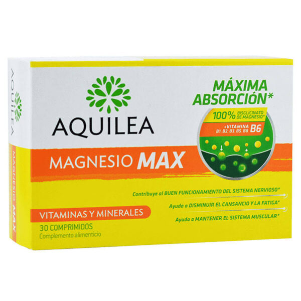 Aquilea Magnesium Max Nahrungsergänzung 30 Tabletten