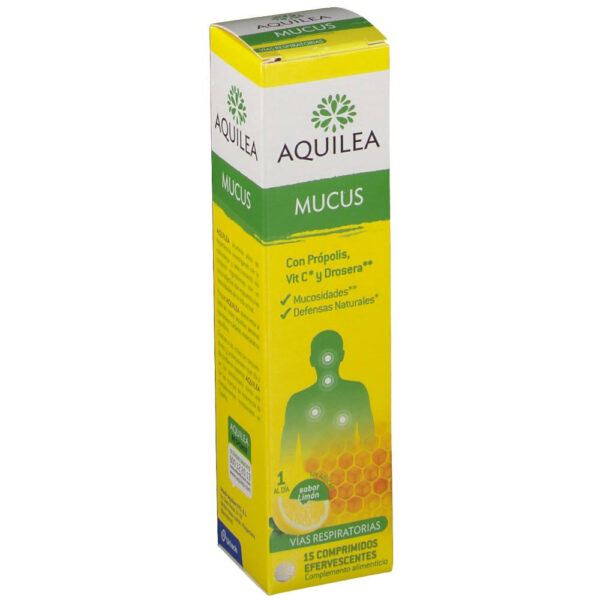 Aquilea Mucus 15 compresse effervescenti integratore alimentare vie respiratorie