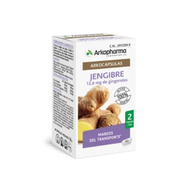 Arkopharma Arkocapsule Zenzero BIO complemento alimentare 40 capsule
