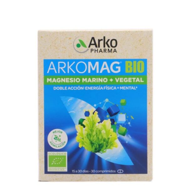 Arkopharma Arkomag Bio Nahrungsergänzung 30 Tabletten
