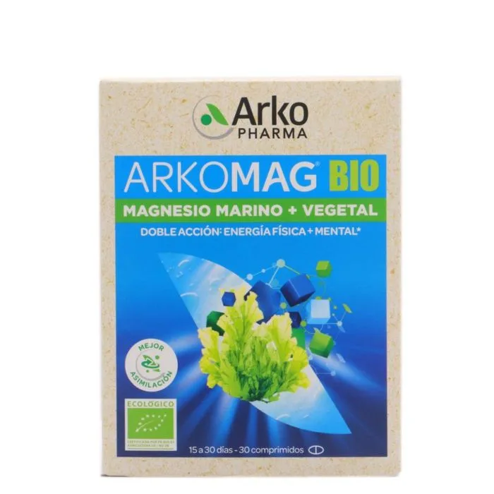 Arkopharma Arkomag Bio Nahrungsergänzung 30 Tabletten