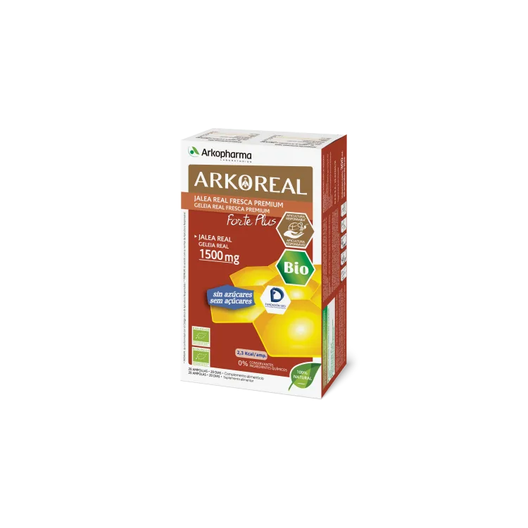 Arkopharma Arkoreal Jalea Real Fresca Forte 1500 mg 20 płynnych ampułek