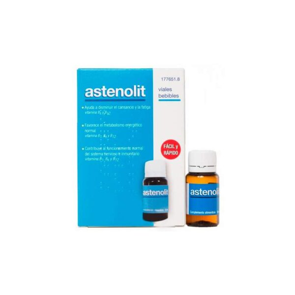 Astenolit integratore alimentare 12 fiale bevibili per stanchezza e affaticamento