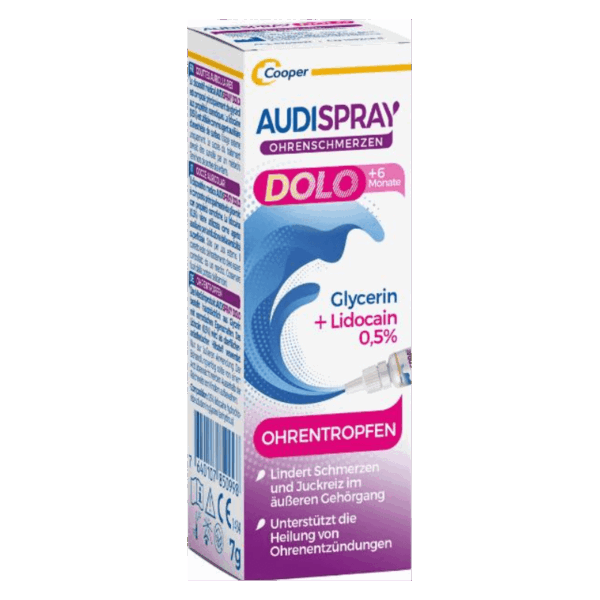 Audispray Dolo gotas óticas analgésicas, envase 7 g