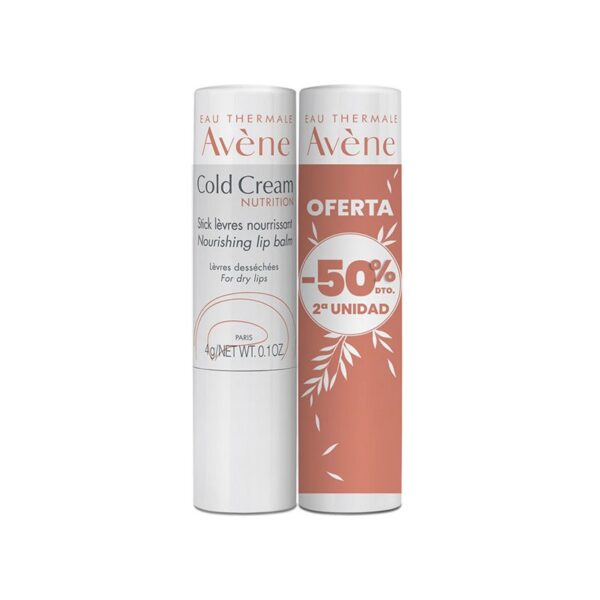 Avène Cold Cream Stick Labiale Nutritivo Doppio 2 x 4 g
