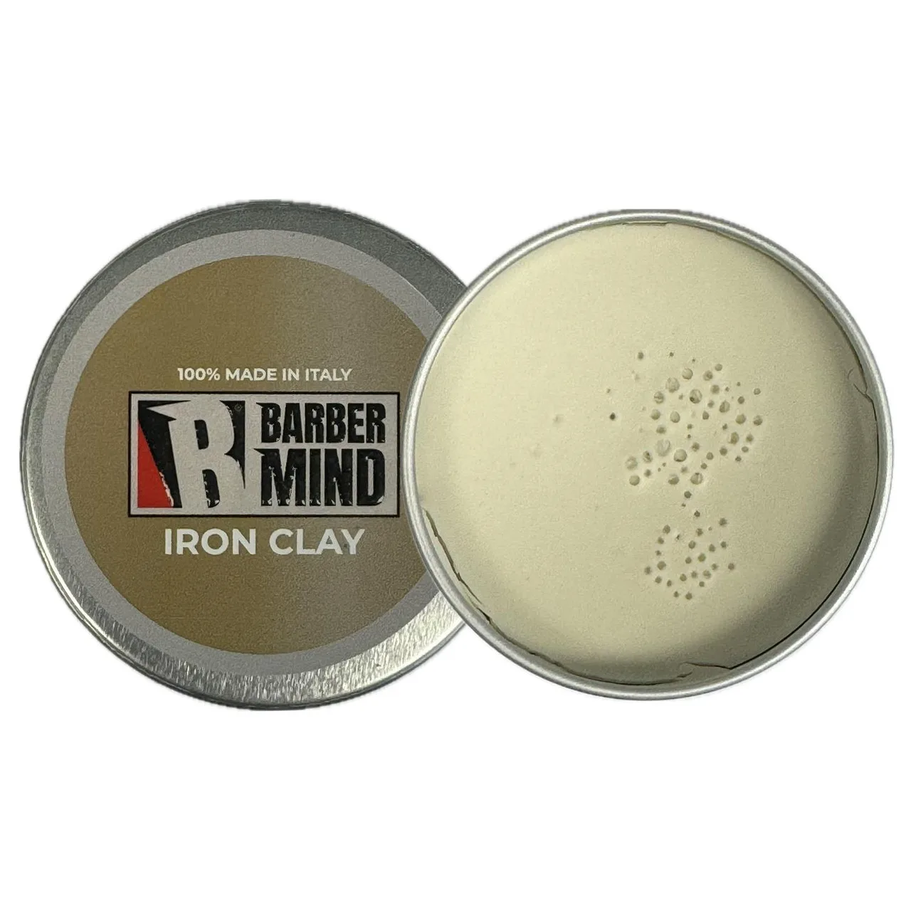 Barber Mind Iron Clay pomada capilar mate para peinado profesional