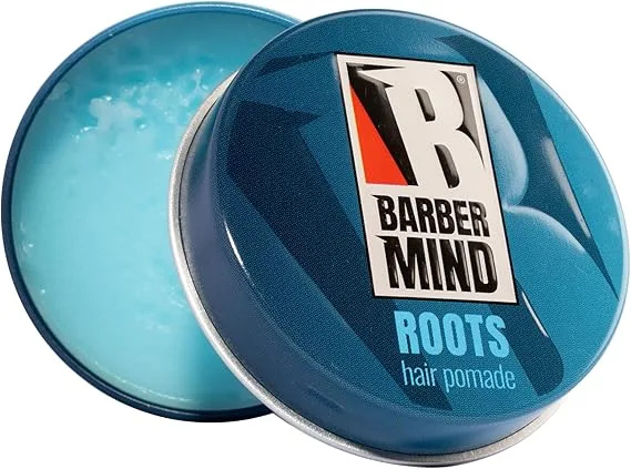 Barber Mind Roots pomada capilar brilho fixação média 100 ml