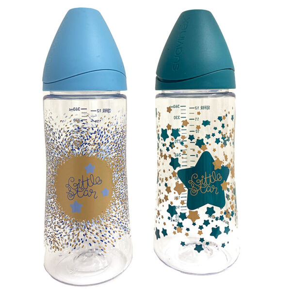Biberón Suavinex Premium 360 ml con tetina de silicona 3 posiciones