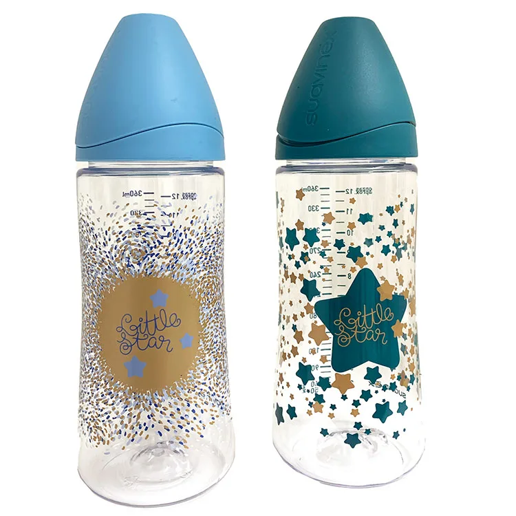 Biberón Suavinex Premium 360 ml con tetina de silicona 3 posiciones