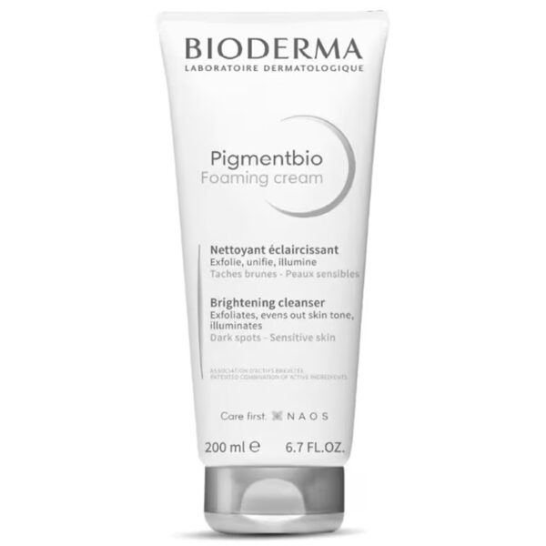 Bioderma Pigmentbio Schaumcreme Gesichtsreinigungsgel gegen Flecken 200 ml