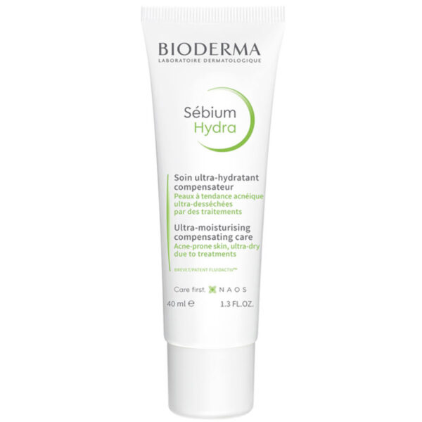 Bioderma Sébium Hydra crème hydratante pour le visage peau grasse déshydratée 40 ml