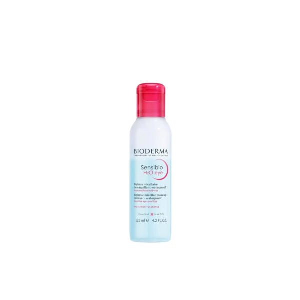 Bioderma Sensibio H2O Oog micellaire oplossing make-up remover ogen en lippen 125 ml
