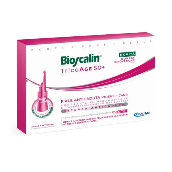 Bioscalin TricoAge 50+ behandling mot håravfall i ampuller, 8 enheter