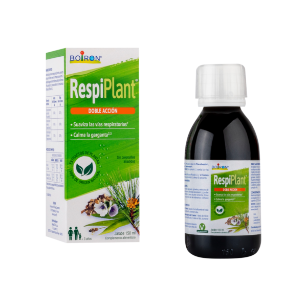 Boiron Respiplant Dupla Ação Xarope Oral 150 ml
