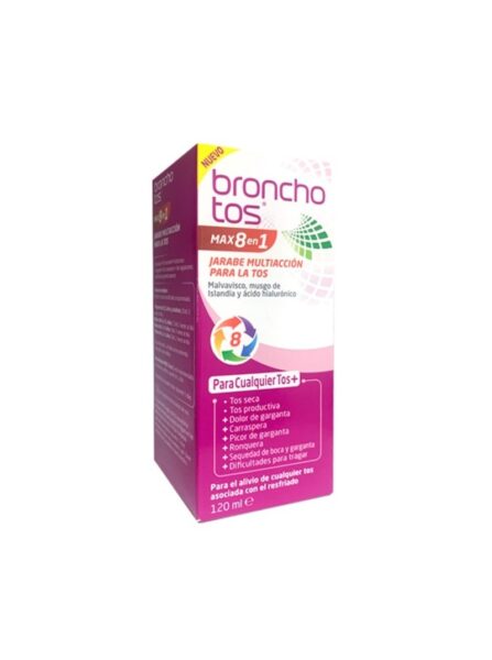 Bronchotos Max 8 em 1 xarope multi-ação para a tosse 120 ml