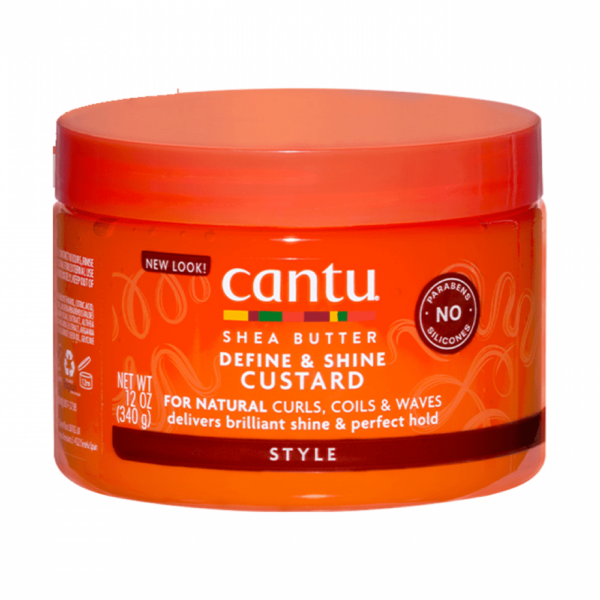 Cantu Shea Butter Define & Shine Custard per Capelli Ricci Naturali 340 g